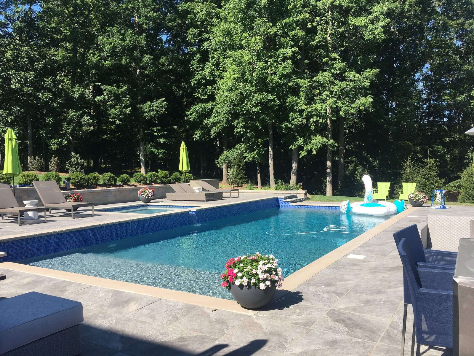 Levco Pools - Beautiful Pool Behind the house